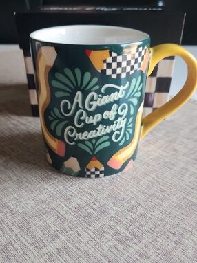 MacKenzie-Childs Black & White Artist Mug Series Box